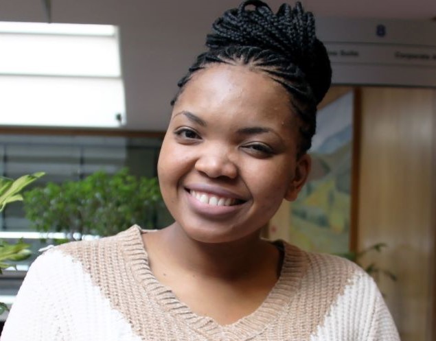 Sinothando Tiso a chemical engineer