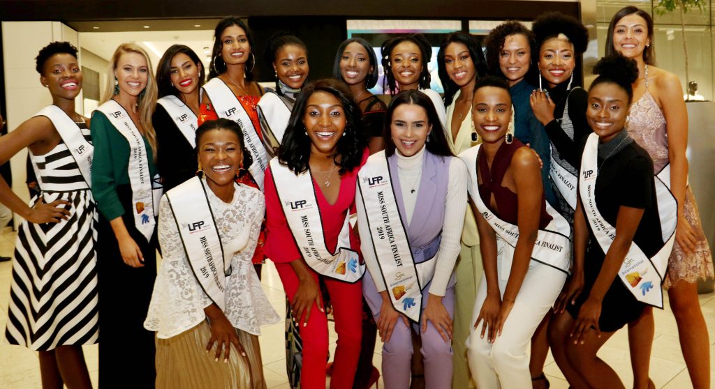 the Miss South Africa Top 16 finalists