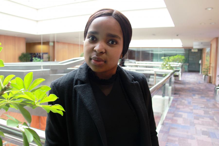 a women Vuyile Ngqulunga