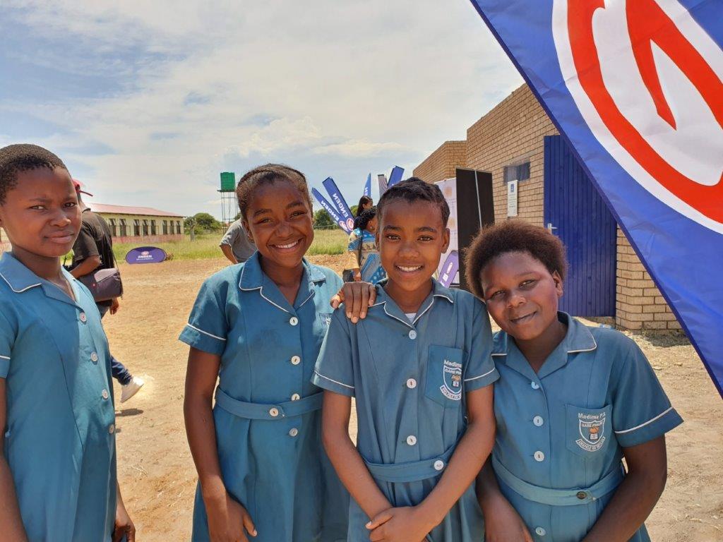 Learners at Madima Primary School Saulspoort are delighted with their new facilities