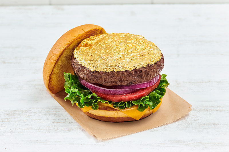 The 24-Karat Gold Leaf Steak Burger™