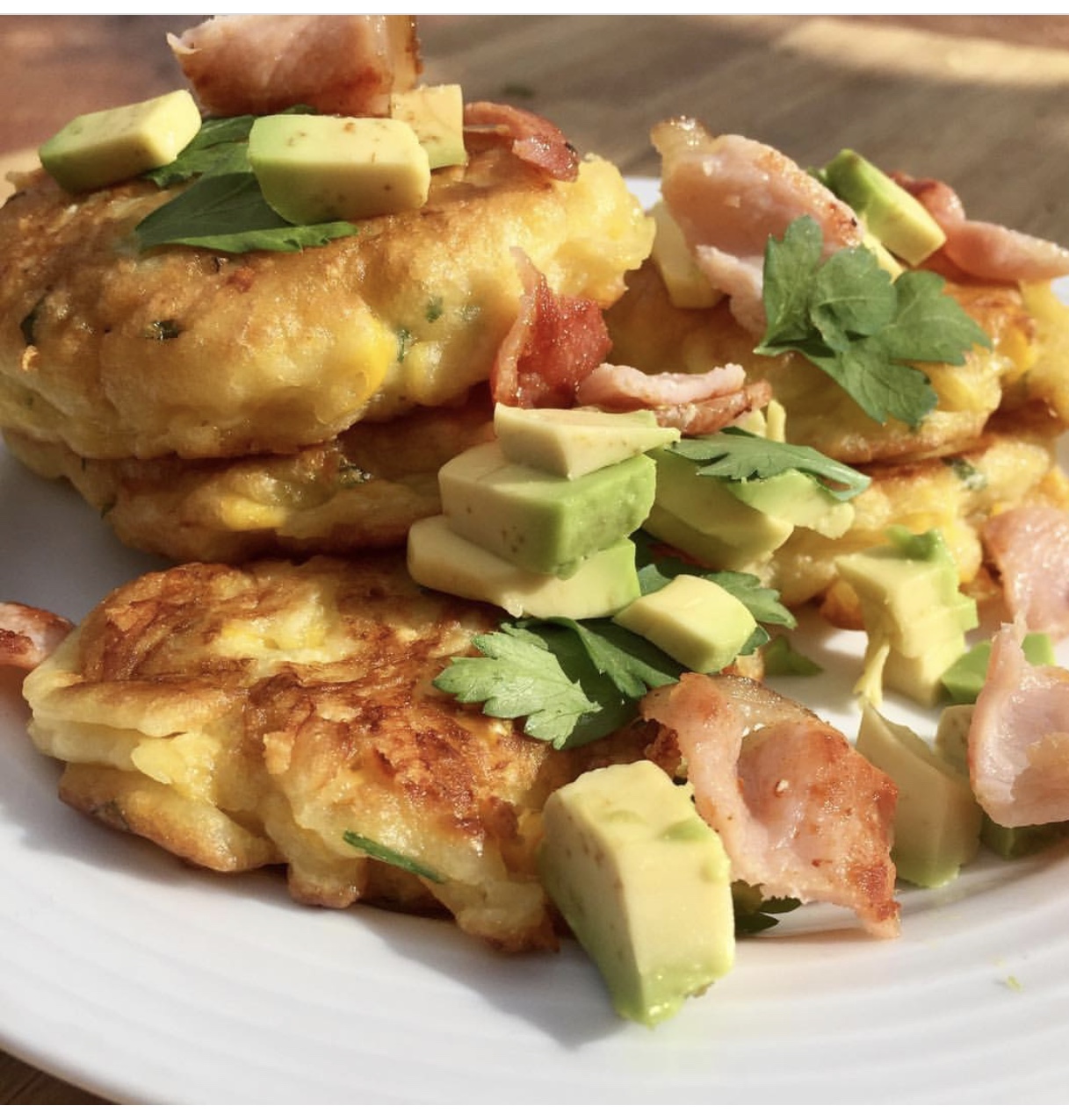 Sweet corn fritters