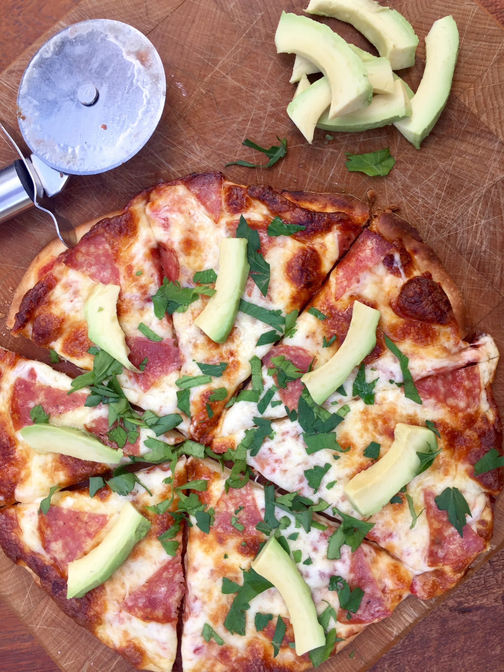 Homemade pizza