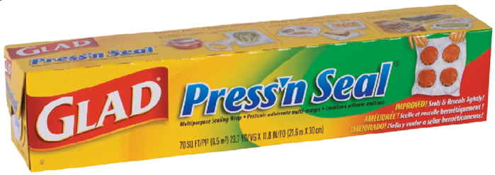 Glad press and seal cling wrap