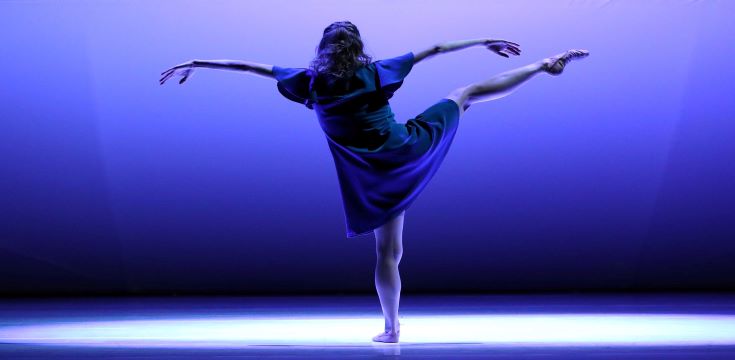 a female dancer on stage