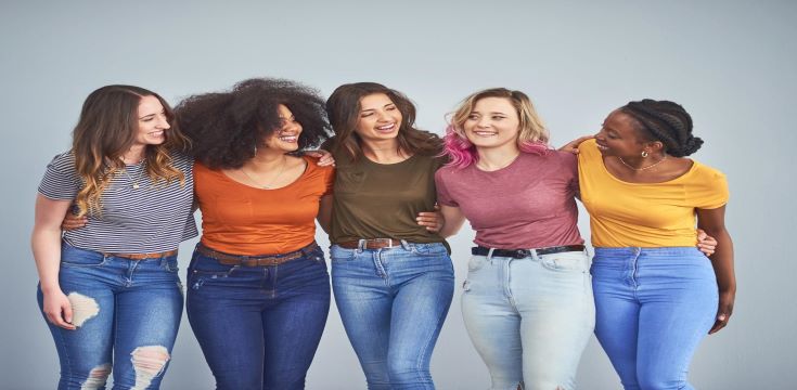 a group of women