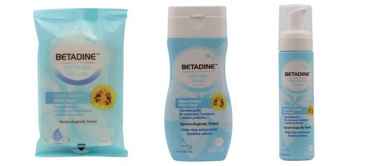 The Betadine™ Intimate Care Odour Control products