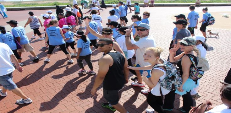 Nov 2020 - Scenes from previous Diabetes Walk