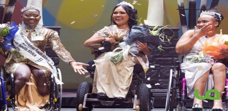 Miss Wheelchair SA with 1st and 2nd princess