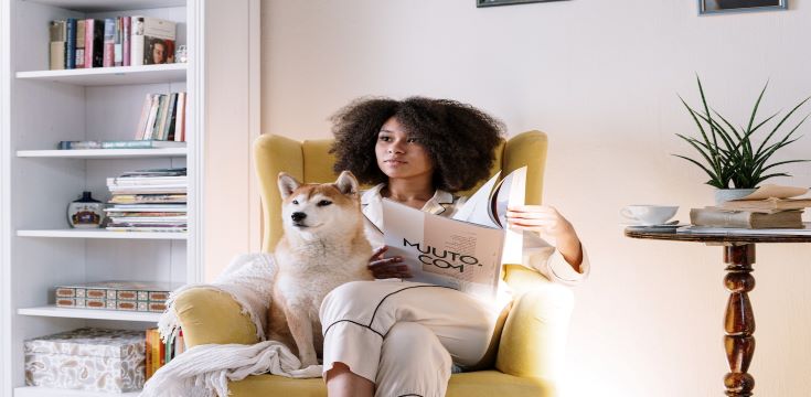 female-and-her-pet-dog