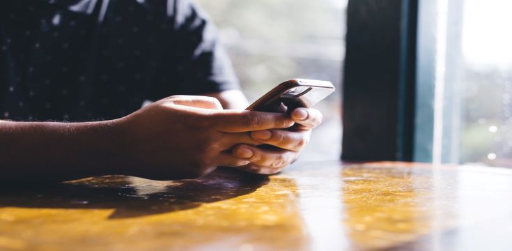person-texting