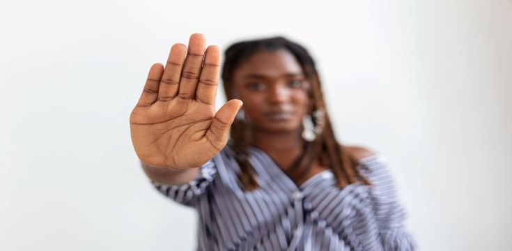 woman-raised-her-hand-dissuade-campaign-stop-violence-against-women-african-american-woman-raised-her-hand-dissuade-with-copy-space