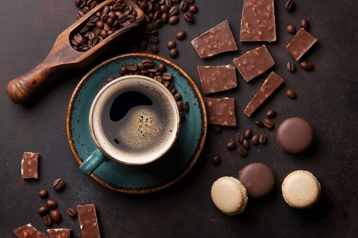 Coffee and chocolate