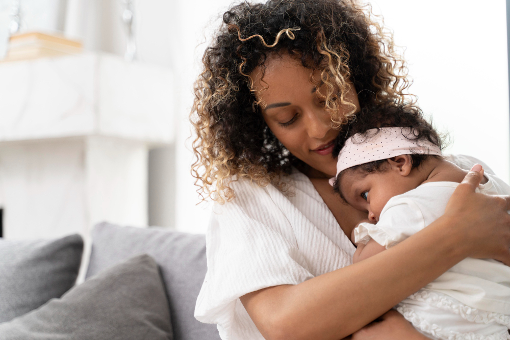 woman-spending-time-with-her-baby-girl